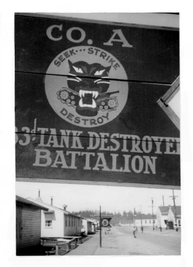 Tank Destroyer Battalion, Fort Lewis, Washington, May 1943